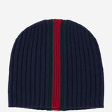 Beanie in lana con nastro Web 871021 4KADM4066 GUCCI KIDS 