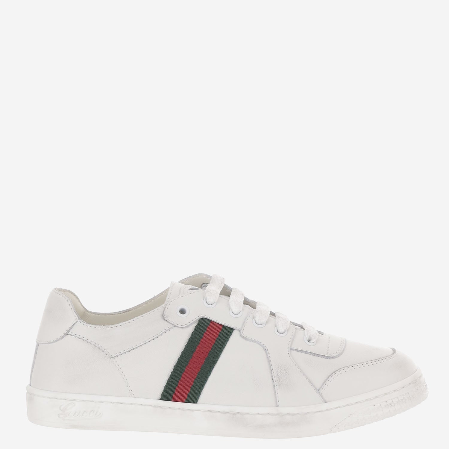 SNEAKERS STRETCH IN PELLE 873037 BLN109061 GUCCI KIDS 