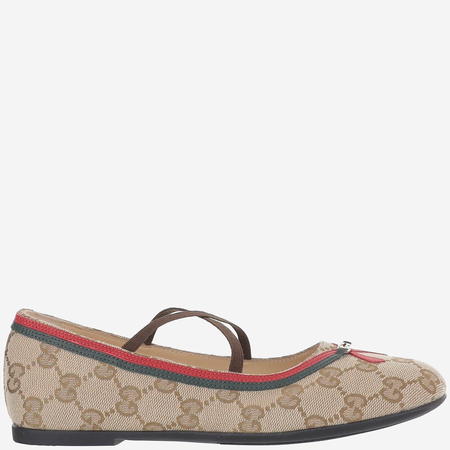 BALLERINE IN TESSUTO GG 873048 FAF5H9645 GUCCI KIDS 
