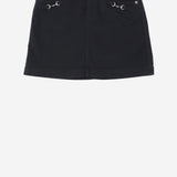 GONNA IN COTONE STRETCH CON TASCHE E FIBBIE METALLICHE 873380 XDC411168 GUCCI KIDS 