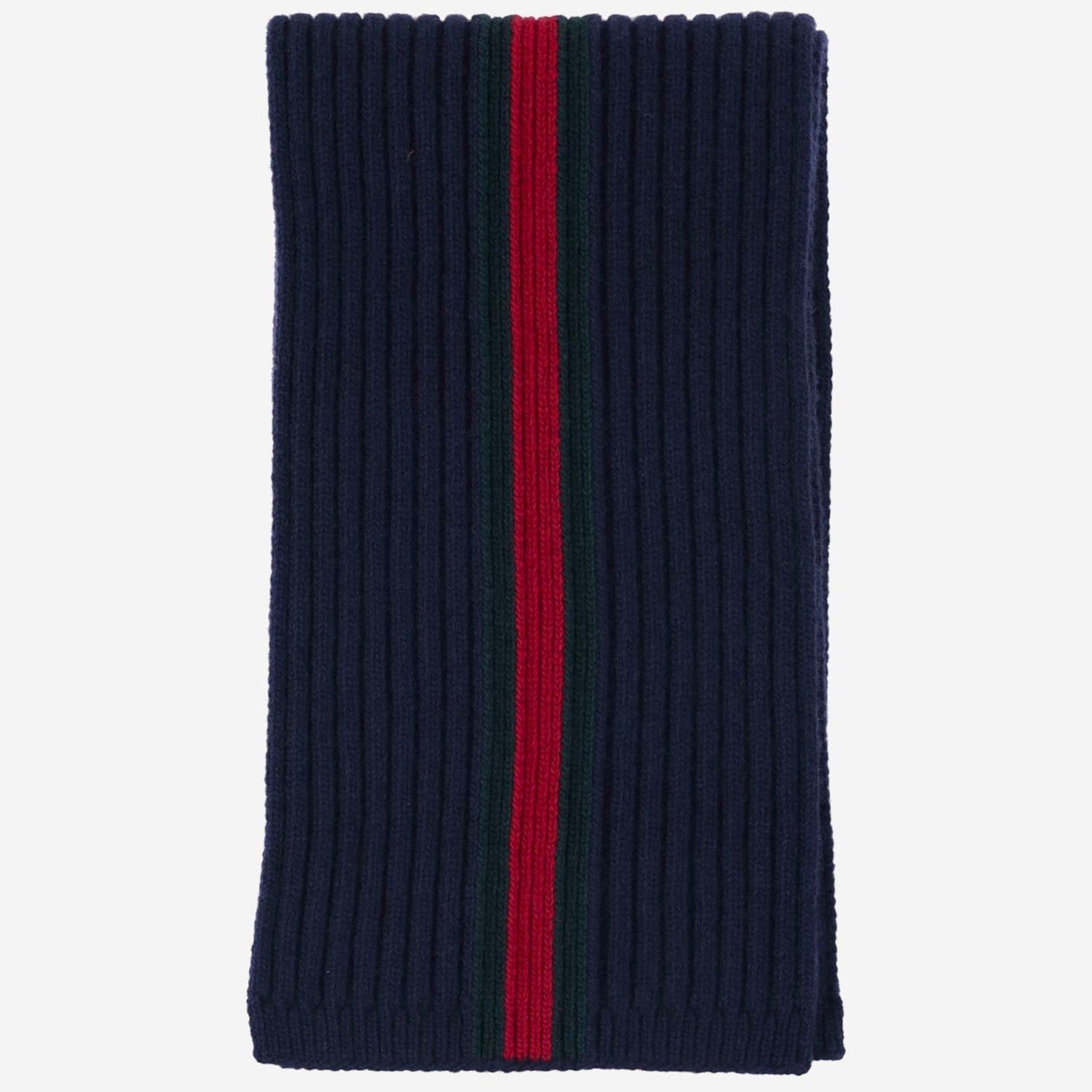 SCIARPA IN LANA CON NASTRO WEB 873860 4K2064066 GUCCI KIDS 