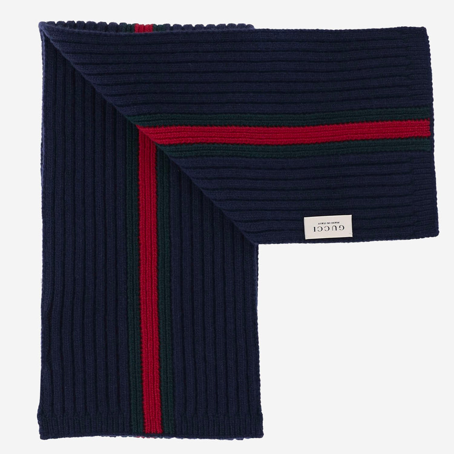 SCIARPA IN LANA CON NASTRO WEB 873860 4K2064066 GUCCI KIDS 