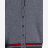 CARDIGAN IN LANA CON BORDI A CONTRASTO A0043X XKFKF1155 GUCCI KIDS 