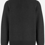 MAGLIONE HALF-ZIP IN CASHMERE M25210RM BLK GUEST IN RESIDENCE 