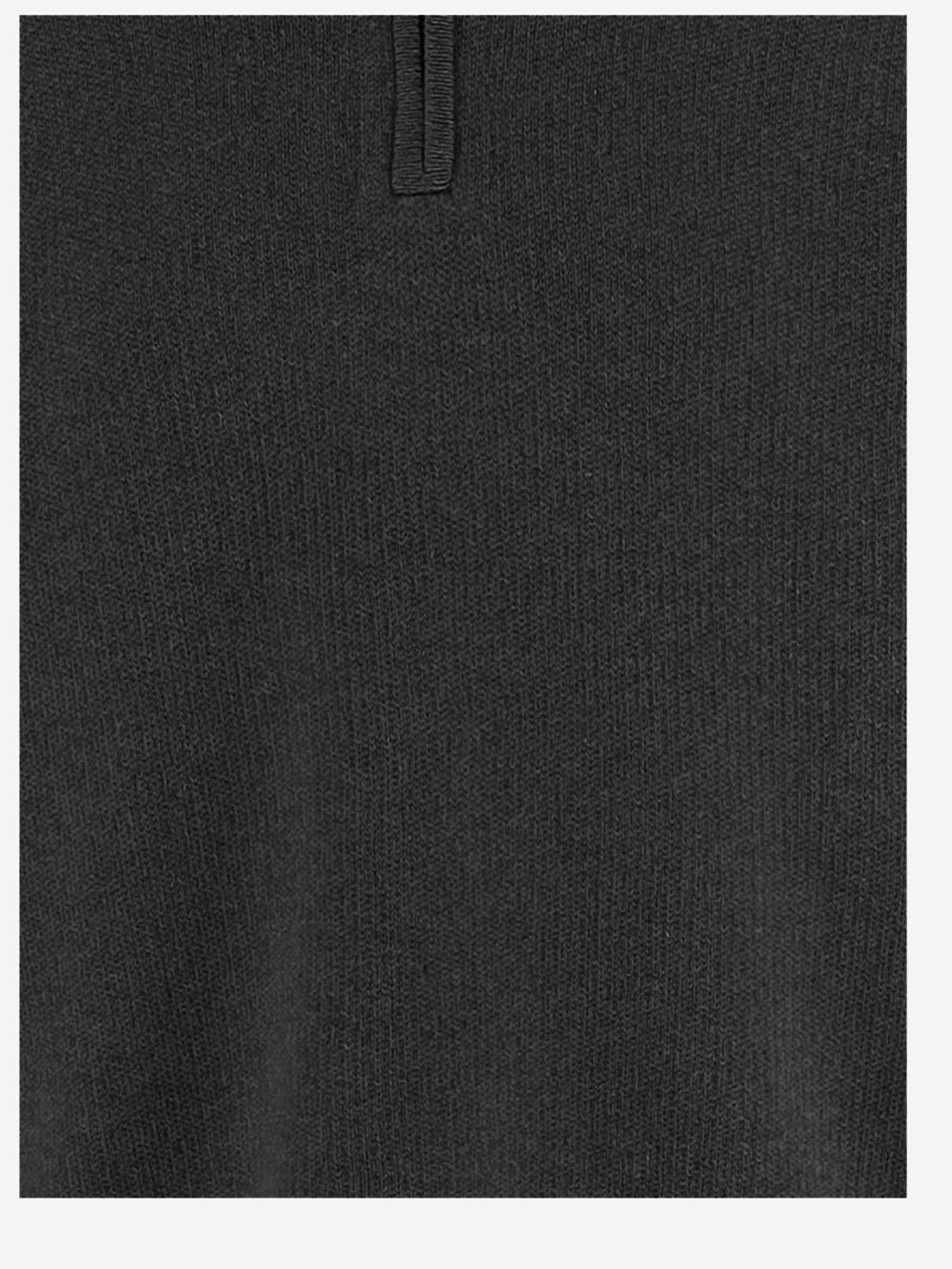 MAGLIONE HALF-ZIP IN CASHMERE M25210RM BLK GUEST IN RESIDENCE 