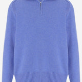 MAGLIONE HALF-ZIP IN CASHMERE M25210RM DLFBL GUEST IN RESIDENCE 