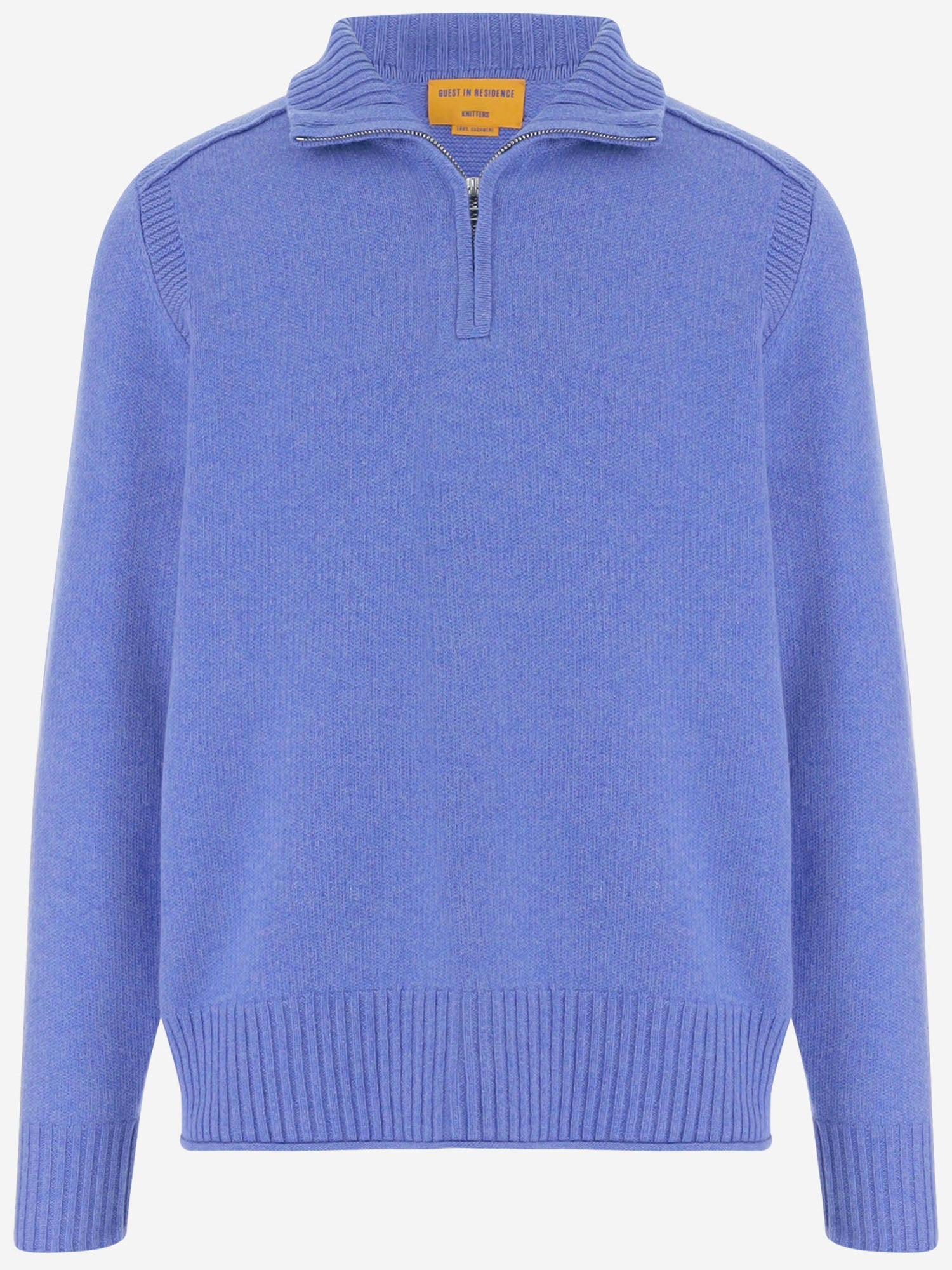 MAGLIONE HALF-ZIP IN CASHMERE M25210RM DLFBL GUEST IN RESIDENCE 