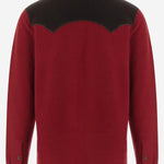 CAMICIA IN MAGLIA DI CASHMERE CON DETTAGLIO WESTERN M34710LM CARMBRC GUEST IN RESIDENCE 
