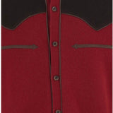 CAMICIA IN MAGLIA DI CASHMERE CON DETTAGLIO WESTERN M34710LM CARMBRC GUEST IN RESIDENCE 