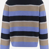 MAGLIONE IN CASHMERE CON MOTIVO A RIGHE M35610LM DLFBLCO GUEST IN RESIDENCE 