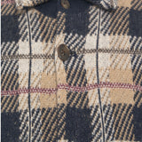 CAMICIA IN CASHMERE CON MOTIVO CHECK M35710AM CAMELCOMBO GUEST IN RESIDENCE 