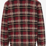 CAMICIA IN CASHMERE CON MOTIVO CHECK M35710AM CARMCO GUEST IN RESIDENCE 