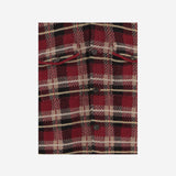 CAMICIA IN CASHMERE CON MOTIVO CHECK M35710AM CARMINECOMBO GUEST IN RESIDENCE 