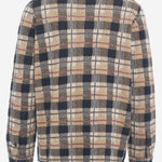 CAMICIA IN CASHMERE CON MOTIVO CHECK M35710AM CMLCO GUEST IN RESIDENCE 