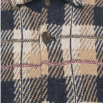 CAMICIA IN CASHMERE CON MOTIVO CHECK M35710AM CMLCO GUEST IN RESIDENCE 