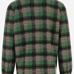 CAMICIA IN CASHMERE CON MOTIVO CHECK M35710AM CNPYCO GUEST IN RESIDENCE 