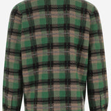 CAMICIA IN CASHMERE CON MOTIVO CHECK M35710AM CNPYCO GUEST IN RESIDENCE 