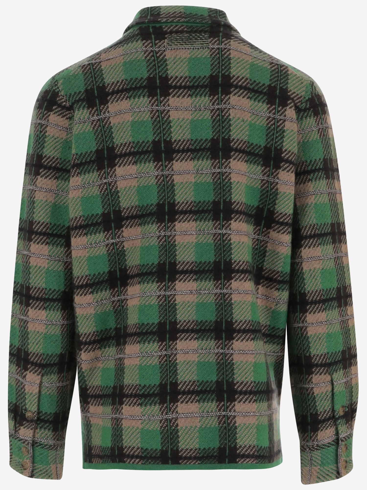 CAMICIA IN CASHMERE CON MOTIVO CHECK M35710AM CNPYCO GUEST IN RESIDENCE 