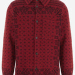 CAMICIA IN MAGLIA DI CASHMERE CON MOTIVO FANTASIA M35810AM CARM GUEST IN RESIDENCE 