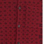 CAMICIA IN MAGLIA DI CASHMERE CON MOTIVO FANTASIA M35810AM CARMINE GUEST IN RESIDENCE 