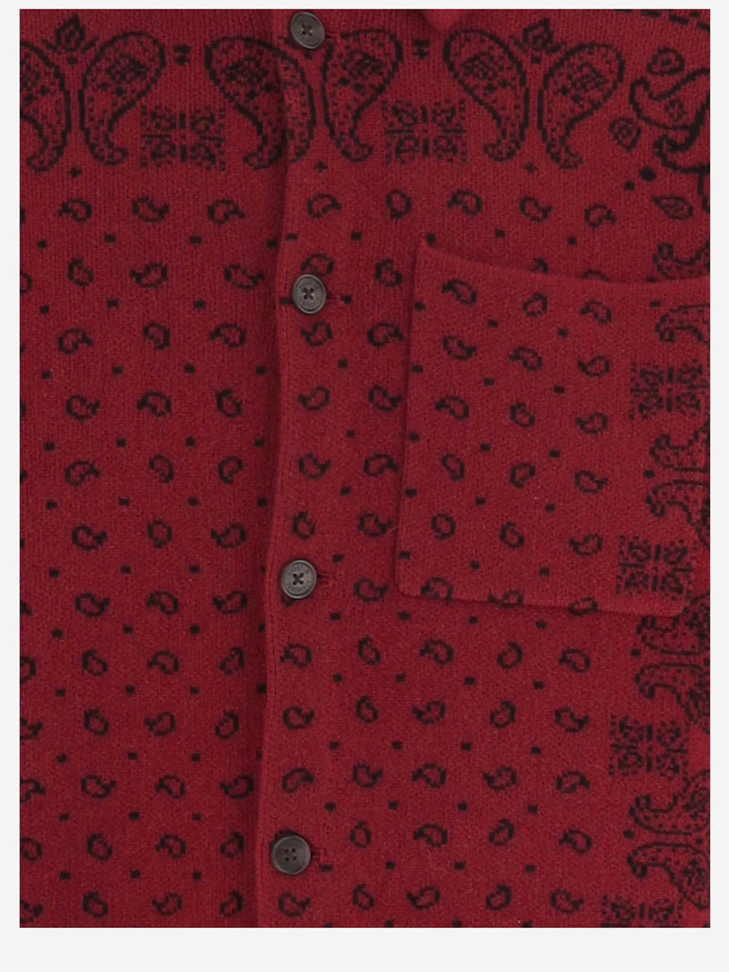 CAMICIA IN MAGLIA DI CASHMERE CON MOTIVO FANTASIA M35810AM CARM GUEST IN RESIDENCE 