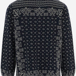 CAMICIA IN MAGLIA DI CASHMERE CON MOTIVO FANTASIA M35810AM MID GUEST IN RESIDENCE 