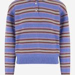 MAGLIA IN CASHMERE A RIGHE W43810JL DLFBLCO GUEST IN RESIDENCE 