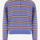 MAGLIA IN CASHMERE A RIGHE W43810JL DLFBLCO GUEST IN RESIDENCE 