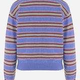 MAGLIA IN CASHMERE A RIGHE W43810JL DLFBLCO GUEST IN RESIDENCE 