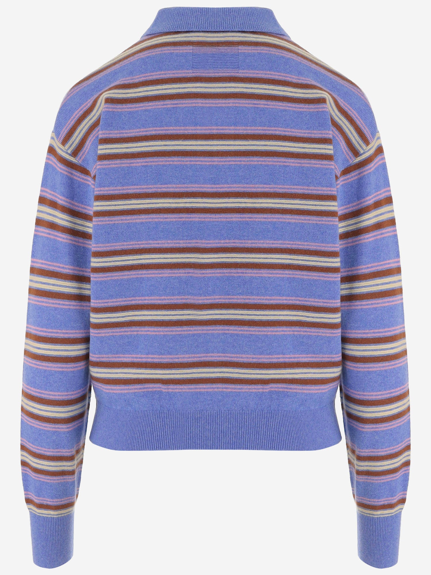 MAGLIA IN CASHMERE A RIGHE W43810JL DLFBLCO GUEST IN RESIDENCE 