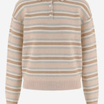 MAGLIA IN CASHMERE A RIGHE W43810JL SNDCO GUEST IN RESIDENCE 