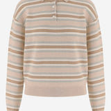 MAGLIA IN CASHMERE A RIGHE W43810JL SNDCO GUEST IN RESIDENCE 