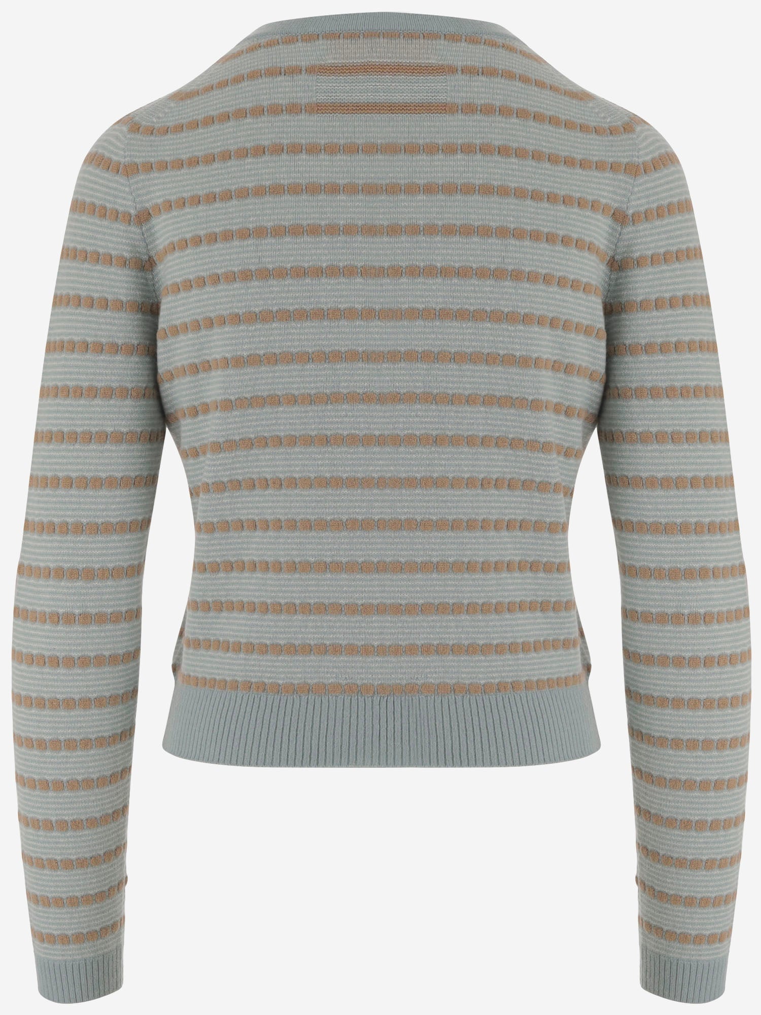 CARDIGAN IN CASHMERE CON MOTIVO A RIGHE W43910JM SGBCO GUEST IN RESIDENCE 