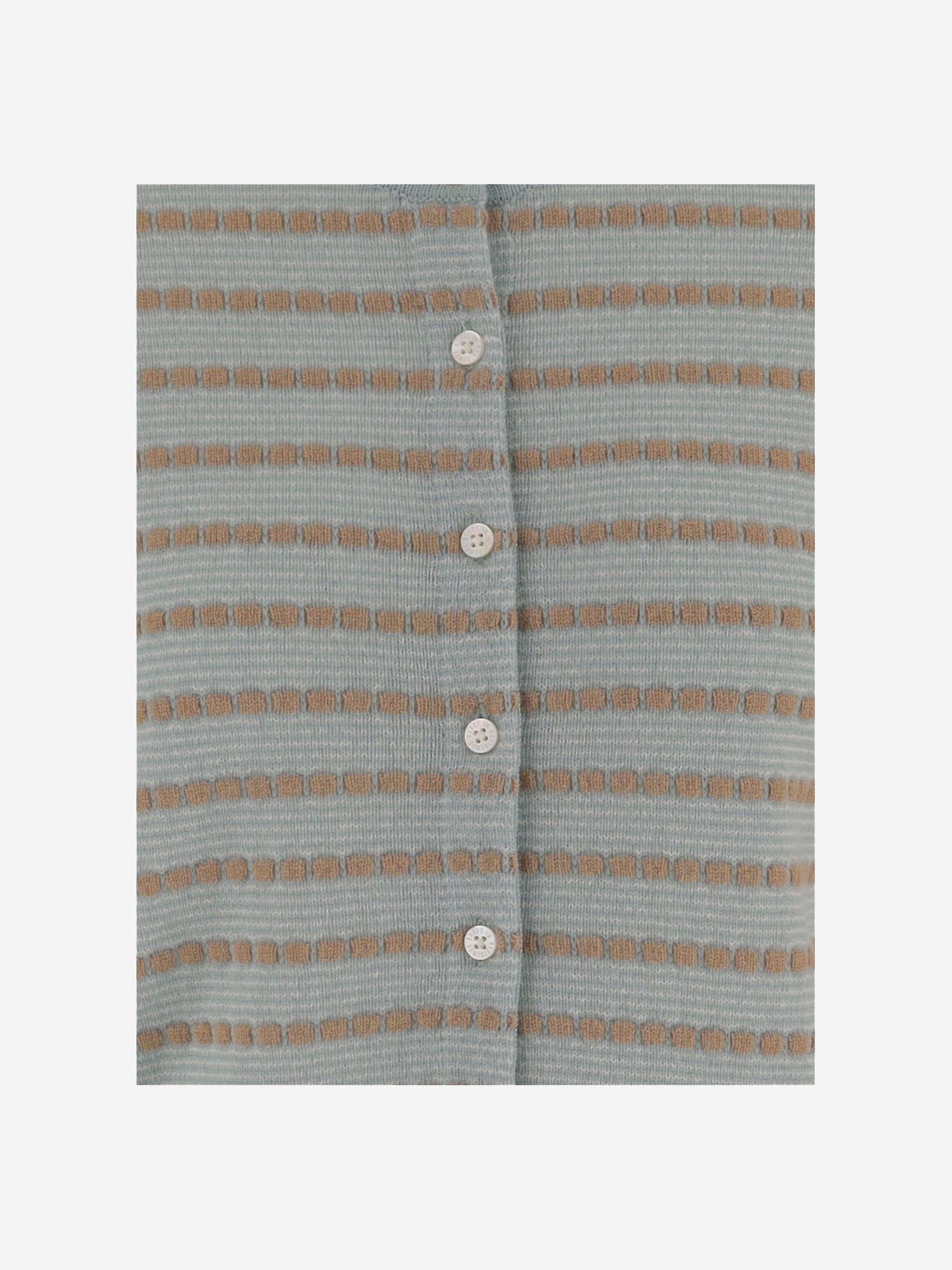 CARDIGAN IN CASHMERE CON MOTIVO A RIGHE W43910JM SGBCO GUEST IN RESIDENCE 