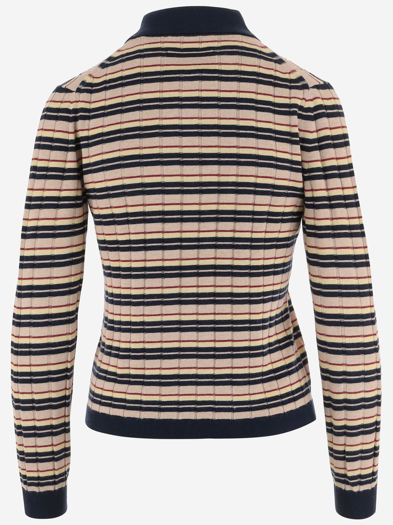 MAGLIA IN SETA E LINO A RIGHE W45110RM MIDCO GUEST IN RESIDENCE 