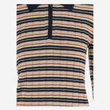 MAGLIA IN SETA E LINO A RIGHE W45110RM MIDCO GUEST IN RESIDENCE 