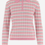 MAGLIA IN SETA E LINO A RIGHE W45110RM SPRCO GUEST IN RESIDENCE 