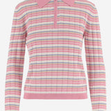 MAGLIA IN SETA E LINO A RIGHE W45110RM SPRCO GUEST IN RESIDENCE 