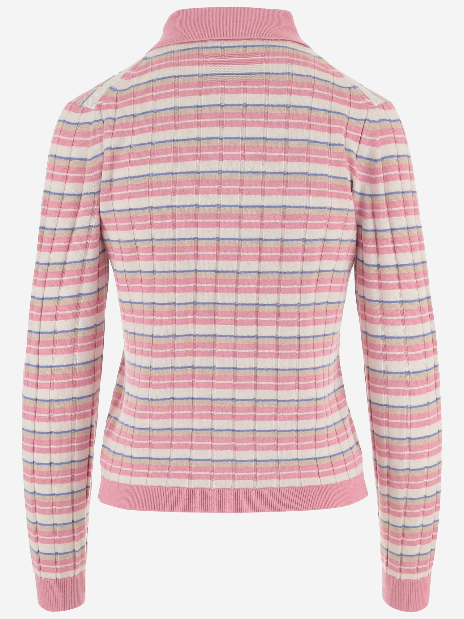 MAGLIA IN SETA E LINO A RIGHE W45110RM SPRCO GUEST IN RESIDENCE 