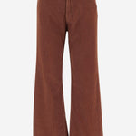 PANTALONI IN VELLUTO DI COTONE A COSTE HEW03373GF184X T0574 HAIKURE 