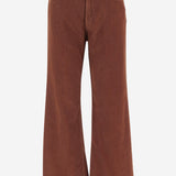 PANTALONI IN VELLUTO DI COTONE A COSTE HEW03373GF184X T0574 HAIKURE 