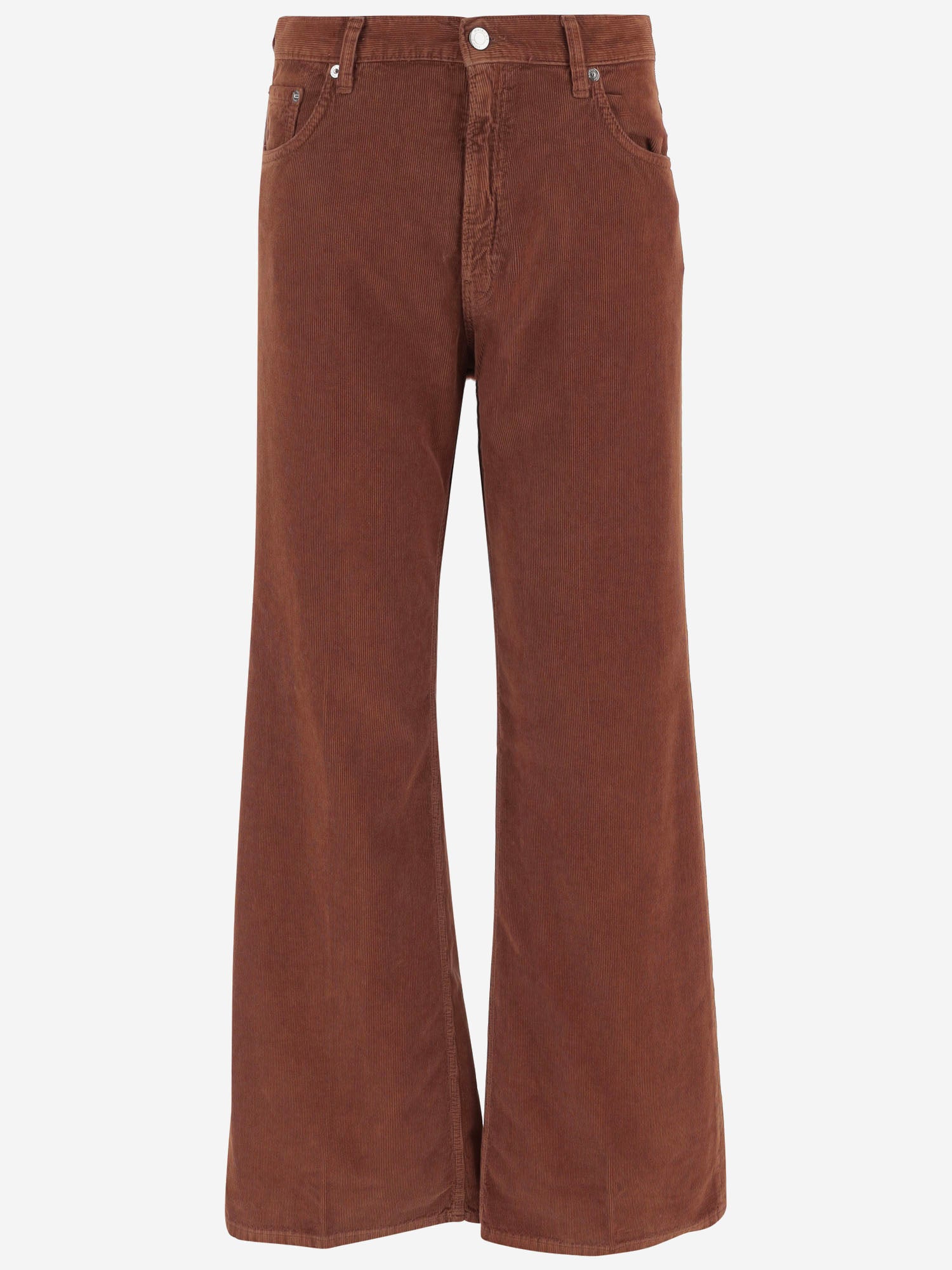 PANTALONI IN VELLUTO DI COTONE A COSTE HEW03373GF184X T0574 HAIKURE 