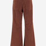 PANTALONI IN VELLUTO DI COTONE A COSTE HEW03373GF184X T0574 HAIKURE 