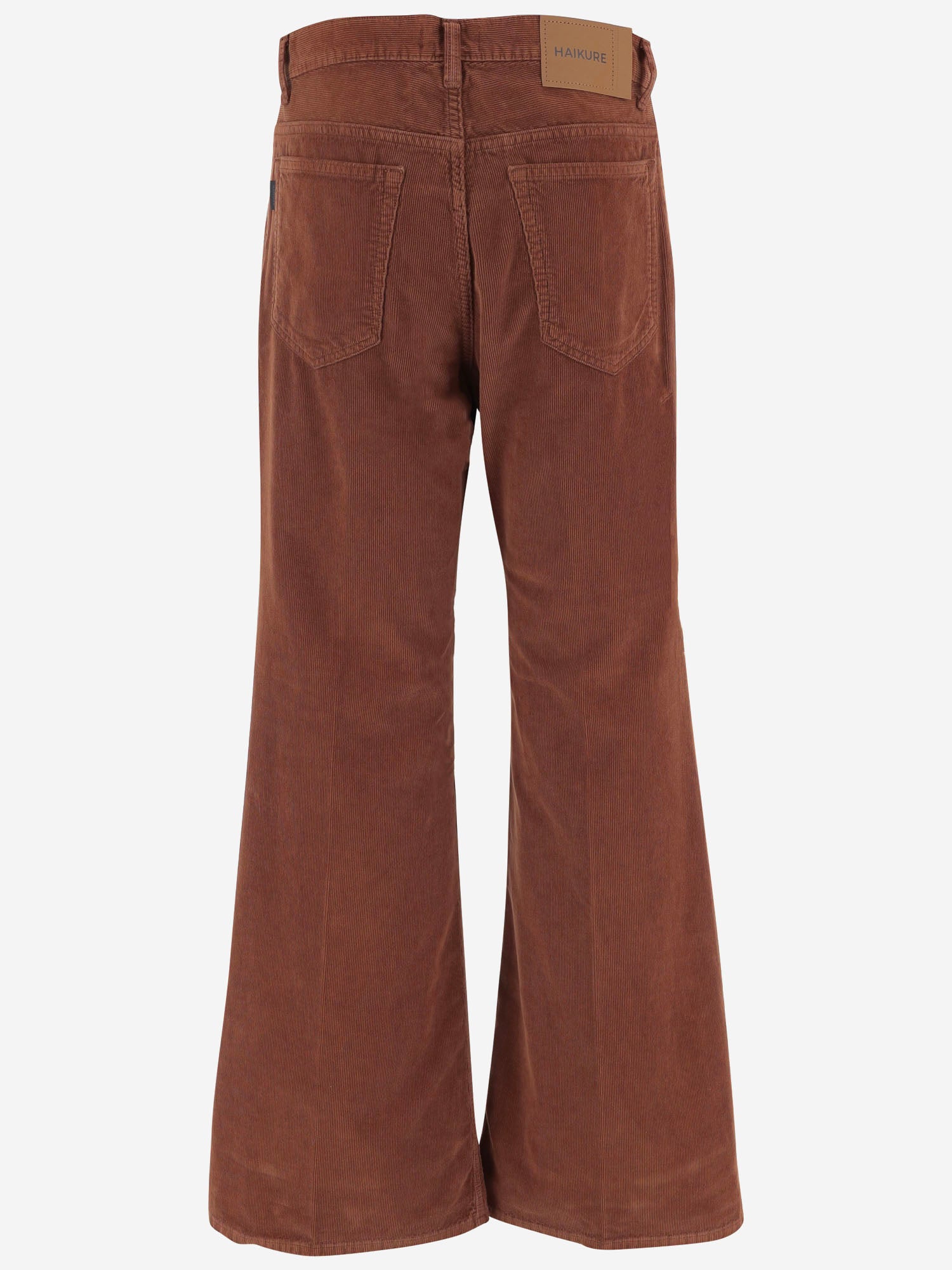 PANTALONI IN VELLUTO DI COTONE A COSTE HEW03373GF184X T0574 HAIKURE 
