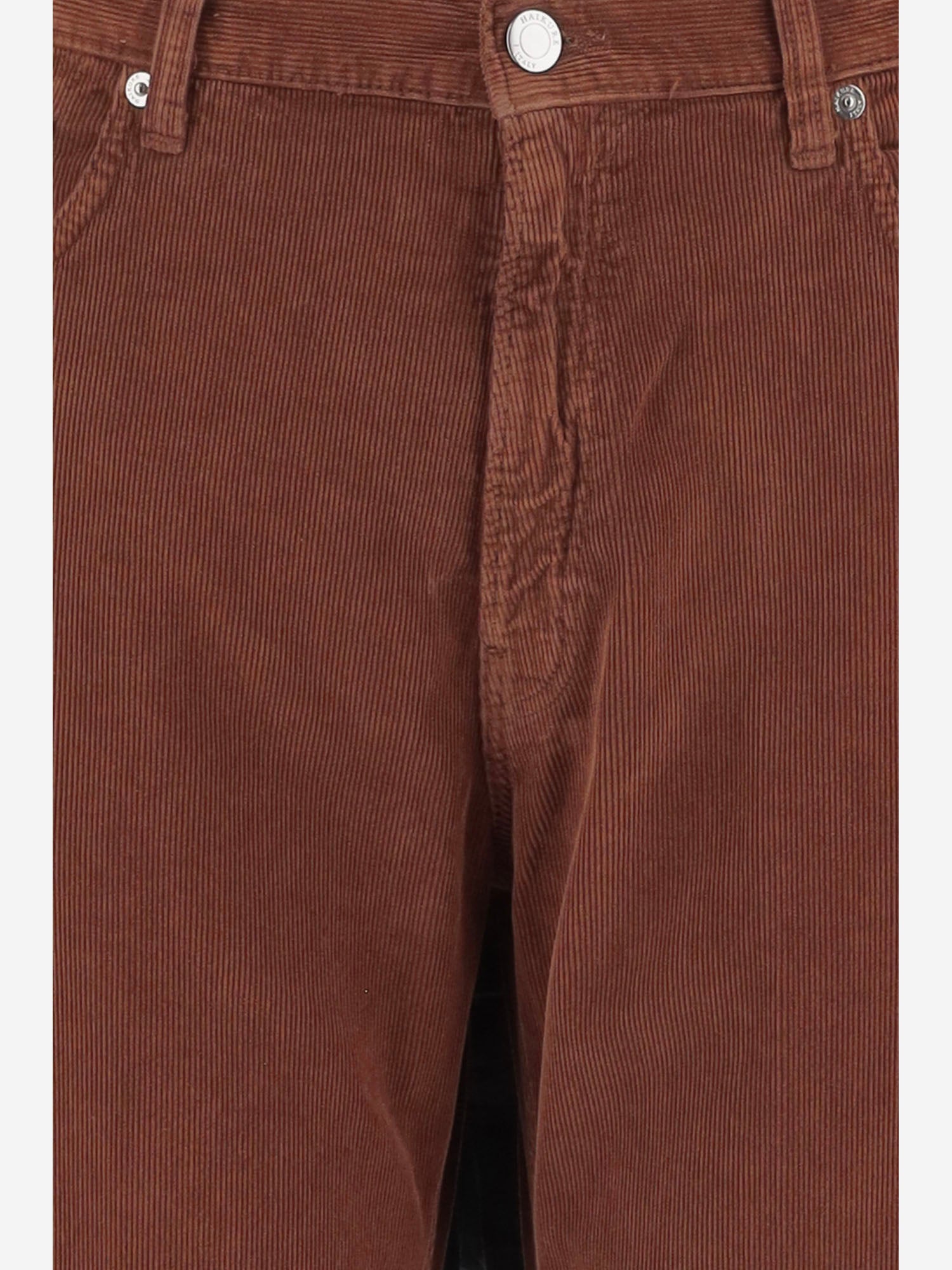 PANTALONI IN VELLUTO DI COTONE A COSTE HEW03373GF184X T0574 HAIKURE 