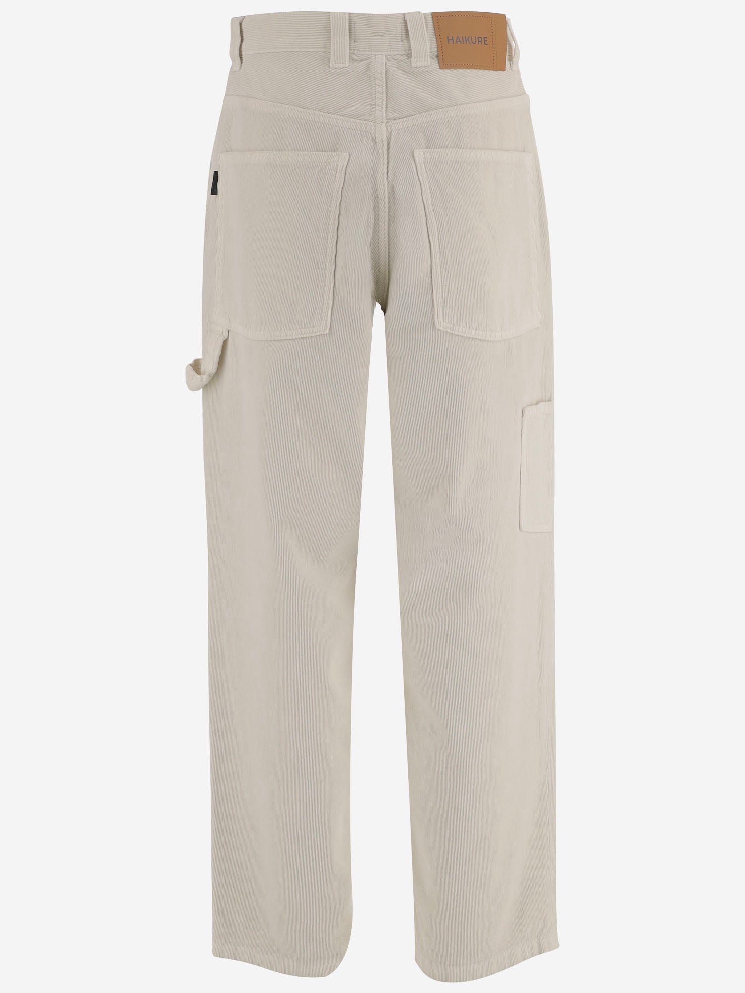 PANTALONI IN VELLUTO DI COTONE A COSTE HEW03376GF184PX T0570 HAIKURE 