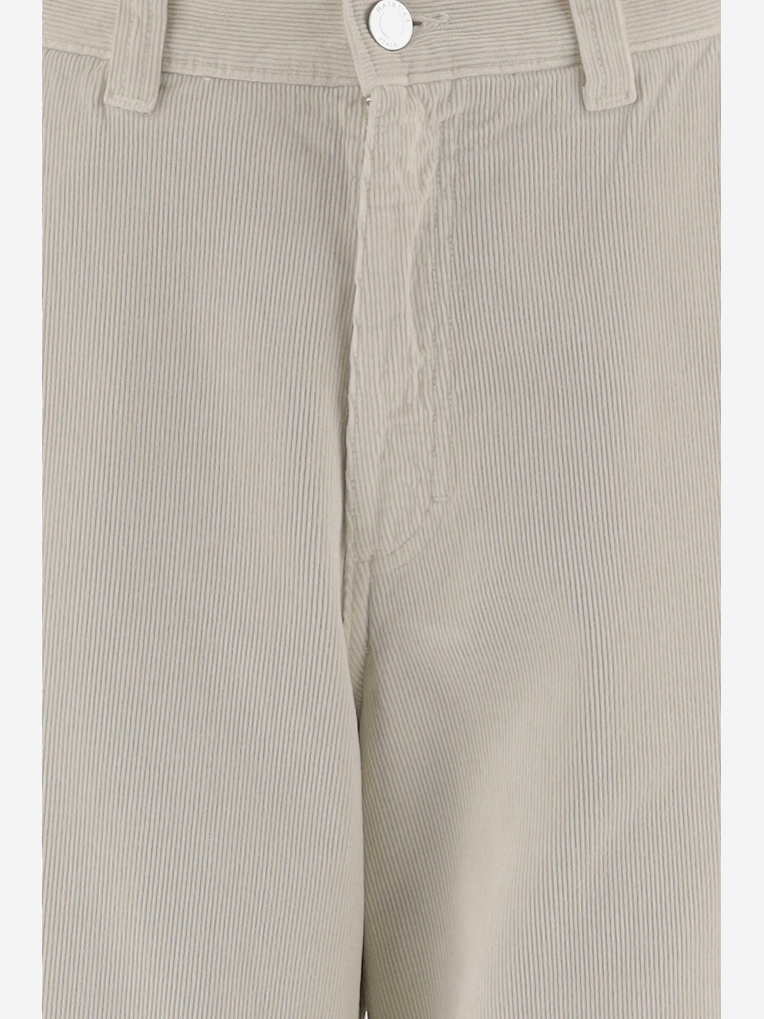 PANTALONI IN VELLUTO DI COTONE A COSTE HEW03376GF184PX T0570 HAIKURE 