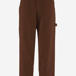 PANTALONI IN VELLUTO DI COTONE A COSTE HEW03376GF184PX T0574 HAIKURE 