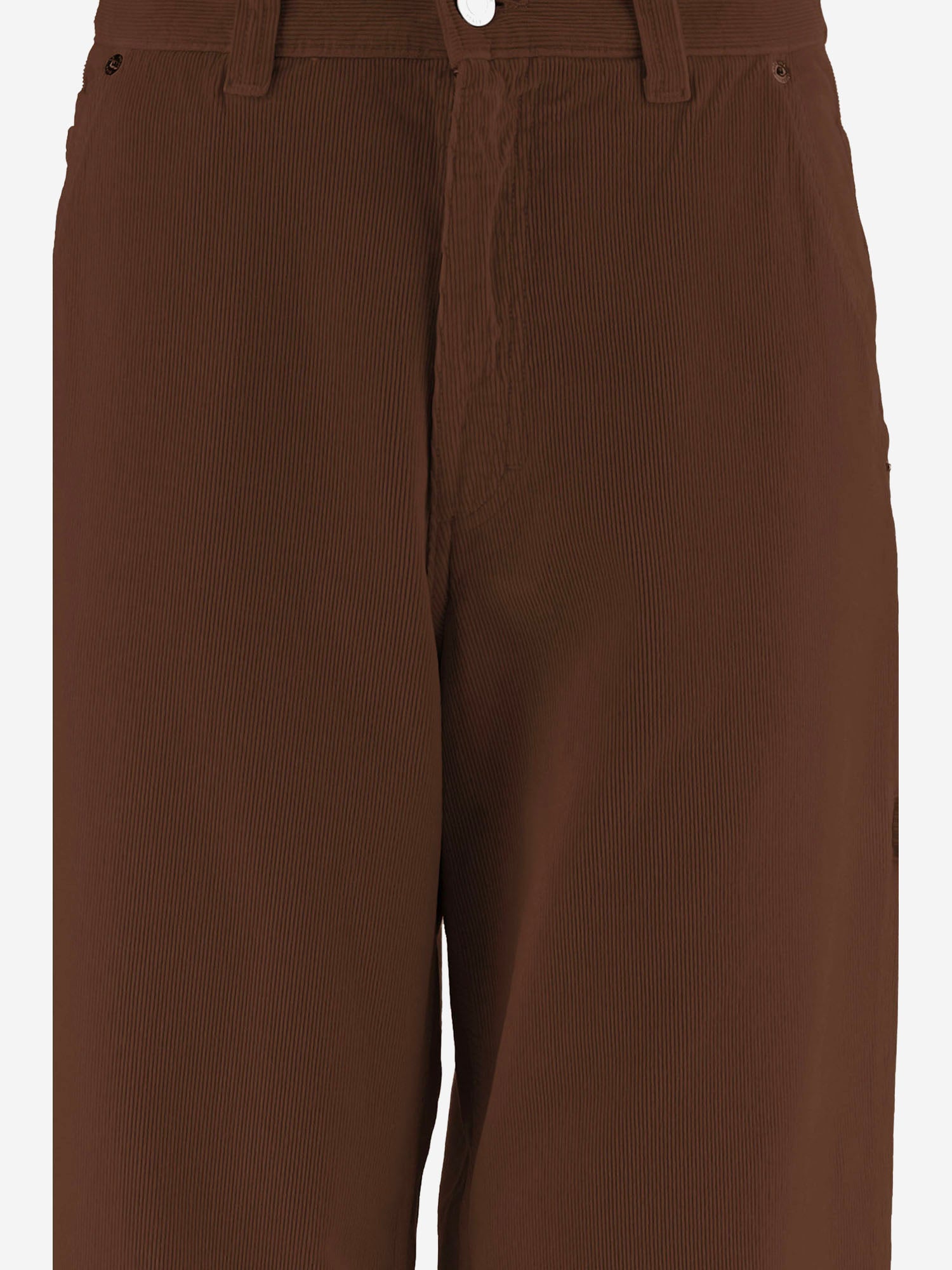 PANTALONI IN VELLUTO DI COTONE A COSTE HEW03376GF184PX T0574 HAIKURE 
