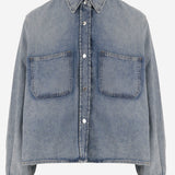 CAMICIA IN DENIM DI COTONE HEW06104DF188 L0943 HAIKURE 